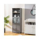 163Cm Freestanding Bathroom Cabinet With Shelves