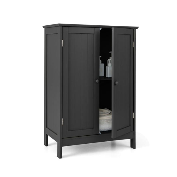 Bathroom Storage Cabinet With Double Doors And Adjustable Shelf