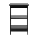 Side Table Coffee Bedside Sofa End Tables 3-tier Shelf