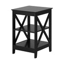 Side Table Coffee Bedside Sofa End Tables 3-tier Shelf