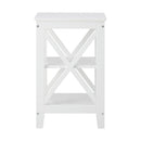 Side Table Coffee Bedside Sofa End Tables 3-tier Shelf