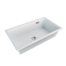 Granite Quartz Stone Kitchen Sink Single Bowl With Stainer Waste
