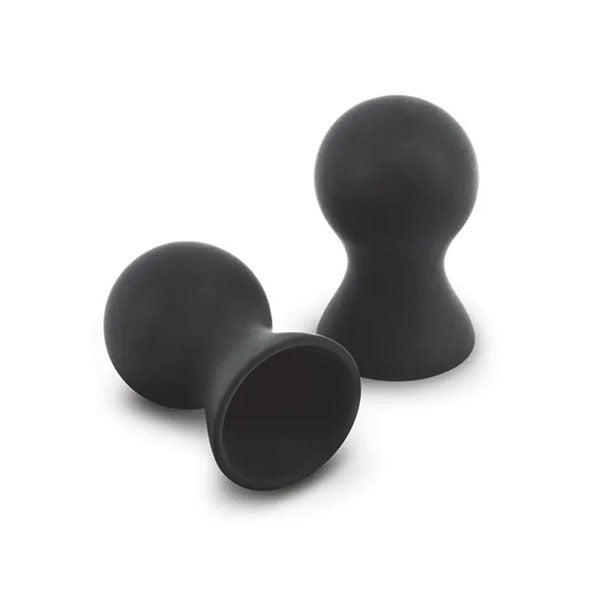 Size Up Silicone Nipple Suckers Black Set Of 2