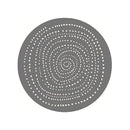 240Cm Quinn Dreamtime Round Silver Rug