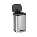 50L Step Trash Can With Soft Close Lid And Deodorizer Compartment