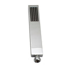 Handheld Shower Head With Pvc Shower Hose Square Chrome Brass