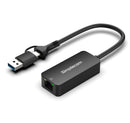 Simplecom Nu405C Superspeed Usb C And Usb A Ethernet Network Adapter
