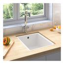 Kitchen Sink With Overflow Hole White Granite