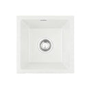 Kitchen Sink 38x38cm Granite Stone Sink Single Bowl White