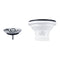 Stainless Steel Strainer Waste Plug Basket With Stopper Kitchen Sink