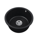 450Mm Granite Quartz Stone Kitchen Laundry Sink Black