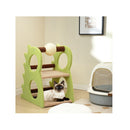2 Tier Modern Cat Tree With Rotatable Sisal Scratching Ball For Cats