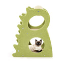 2 Tier Modern Cat Tree With Rotatable Sisal Scratching Ball For Cats