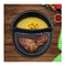 Soga 2X 2In1 Cast Iron Ribbed Fry Pan Skillet Bbq And Steamboat Hotpot