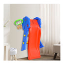 2 Step Children Folding Slide With Basketball Hoop