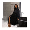 Bambury Channel Fleece Robe Charcoal