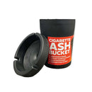 Cigarette Ashtray Bucket Black With Lid Large Tobacco Ash Smoke