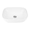Bathroom Sink Ceramic Basin Hand Wash Bowl Rectangle Above Counter Top
