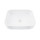 White Bathroom Sinks Ceramic Basin Bowl With Chrome Pop Up Waste
