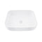 White Bathroom Sinks Ceramic Basin Bowl With Chrome Pop Up Waste