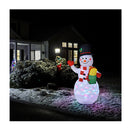 150Cm Inflatable Snowman With Led Lights For Christmas Decoration
