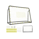 2 In 1 Kids Soccer Rebounder And Goal With Rebound Net And Soccer Net