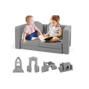 8 Piece Modular Kids Sofa Play Couch Climb Playset With Covers