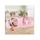 8 Piece Modular Kids Sofa Play Couch Climb Playset With Covers