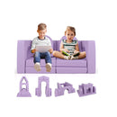 8 Piece Modular Kids Sofa Play Couch Climb Playset With Covers
