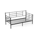 2 In 1 Sofa Bed With Arms And Metal Slat Support