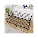 2 In 1 Sofa Bed With Arms And Metal Slat Support