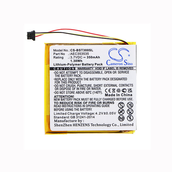 Cameron Sino Cs Bst300Sl 350Mah Battery For Beats Solo Headset