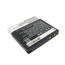 Cameron Sino Cs Eru5Sl 900Mah Battery For Sony Ericsson U5 Mobile