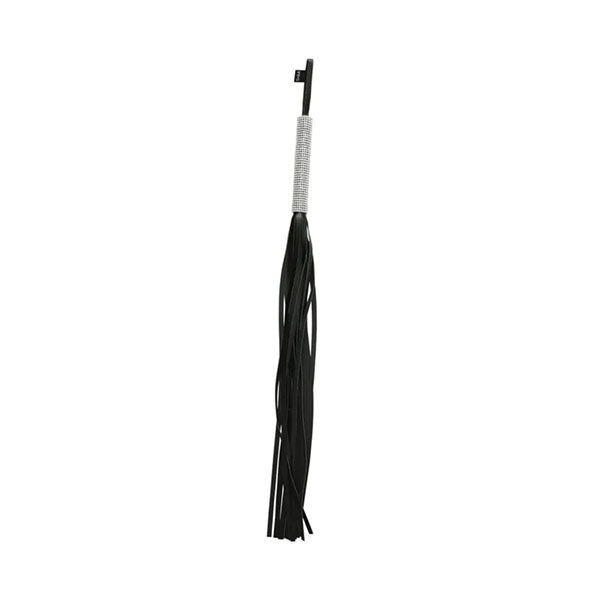Sex And Mischief Sparkle Flogger Black Sparkle 78 Cm Flogger Whip