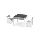 4 In 1 Wooden Kids Activity Table And Chair For Drawing And Studying