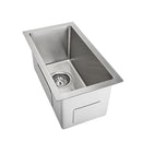 Kitchen Sink Handmade Single Bowl Sink Mount Chrome Stainless Steel