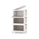 3 Pack Stackable Storage Bins Collapsible Storage Boxes
