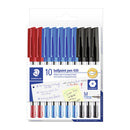 Staedtler Ballpoint Pen 430 Medium Assorted Box Of 10