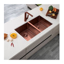 Stainless Steel Kitchen Sink 770Mm Double Bowl Rose Gold
