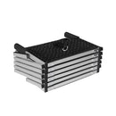 6 Steps Dog Ramp Adjustable Height Black