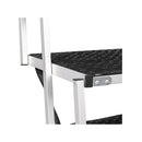 6 Steps Dog Ramp Adjustable Height Black
