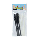 S Line The Dickheads Couples Straws Black White Novelty Straws 8 Pack