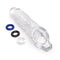 Size Up 1 Inch See Thru Stretch Penis Extender Clear Penis Sleeve