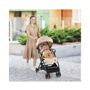 Canopy Stroller With Adjustable Backrest For Baby