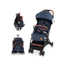 Canopy Stroller With Adjustable Backrest For Baby