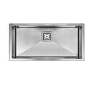 Dante Stainless Steel Kitchen Sink 810Mm Extra Large Deep Bowl Thick Top