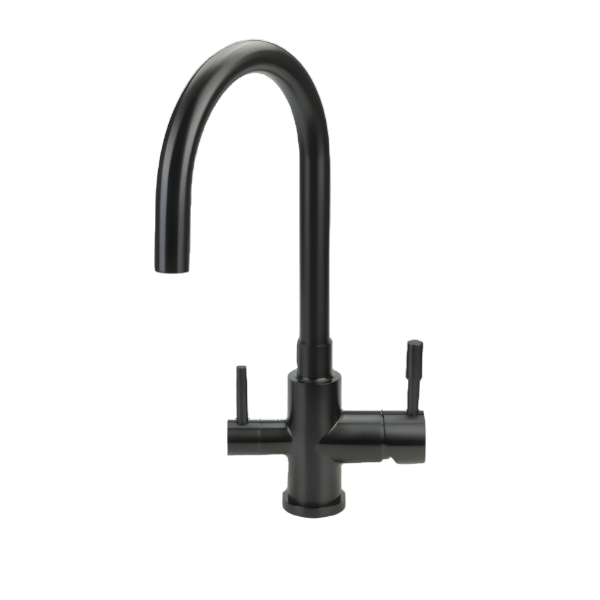 Otto Stainless Steel Kitchen Mixer Tap with Filtered Water Outlet Black