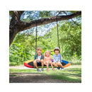 Flying Oval Tree Swing Set With Adjustable Ropes For Outdoor