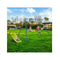 4 In 1 Swing Set Metal Playset With Slide Basketball Hoop
