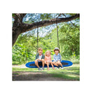Flying Oval Tree Swing Set With Adjustable Ropes For Outdoor
